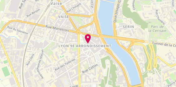 Plan de Loulo Pinceaux, 8 Place Marché, 69009 Lyon