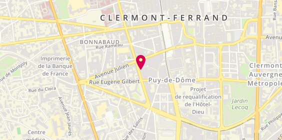 Plan de Microspeed Informatique, 31 Rue Bonnabaud, 63000 Clermont-Ferrand