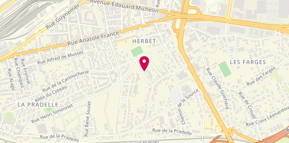 Plan de Abi Services, 7 Rue d'Anterrieux, 63000 Clermont-Ferrand