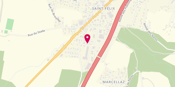Plan de Copy Serv'Info, 276 Rue du Mont Blanc, 74540 Saint-Félix