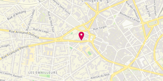 Plan de L'Antre, 14 Rue des Arènes, 87000 Limoges