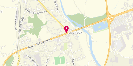 Plan de Hyper Plein Ciel, 4 Route de Clermont, 63920 Peschadoires