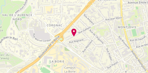 Plan de Arveyres Informatique, 67 Rue Gallieni, 87100 Limoges