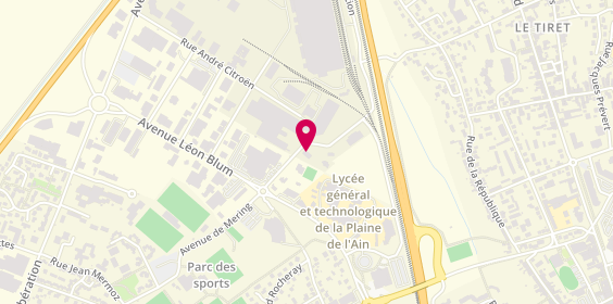 Plan de 01 Phoenix Informatique, 14 Rue Marcel Paul, 01500 Ambérieu-en-Bugey