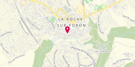 Plan de 123@1Formatique, 32 Rue Perrine, 74800 La Roche-sur-Foron