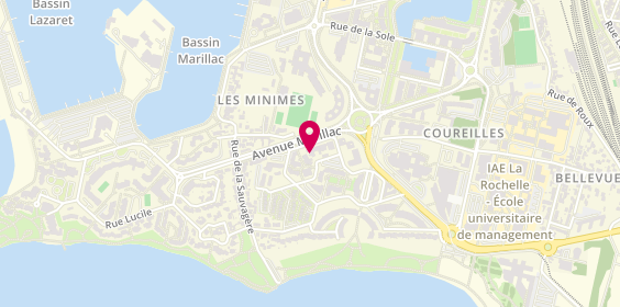 Plan de A2Mi Informatique, 10-14 Rue Jean Perrin, 17000 La Rochelle