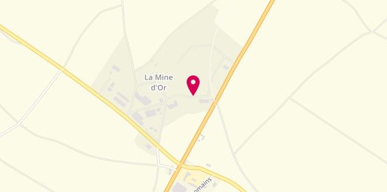 Plan de Digilan, Zae la Mine d'Or Atelier No 3 Rue Gassouillet, 79170 Brioux-sur-Boutonne