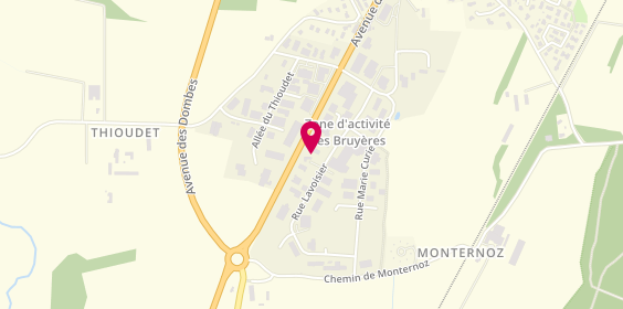 Plan de XEFI Bourg, 266 Rue Lavoisier, 01960 Péronnas