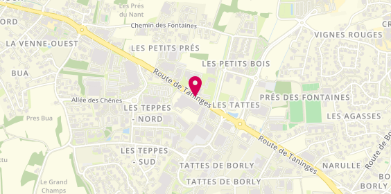 Plan de Octet Informatique, 140 Route Taninges, 74100 Vétraz-Monthoux