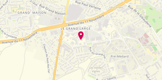 Plan de RSI Informatique, parc Commercial le Grand Large
4 Rue de la Goélette, 86280 Saint-Benoît