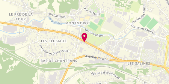 Plan de Copiafax, 16 Rue Aristide Briand, 39570 Montmorot