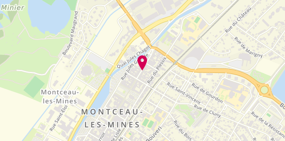 Plan de Millénium Multimédia, 29 Rue de la République, 71300 Montceau-les-Mines