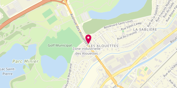 Plan de Toutencash, Avenue Alouettes, 71300 Montceau-les-Mines