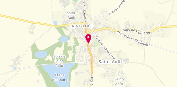 Plan de Express PC Assistance, 15 Route de la Châtre, 36120 Saint-Août