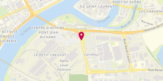 Plan de Darty Chalon Sur Saone, Rue Thomas Dumorey, 71100 Chalon-sur-Saône
