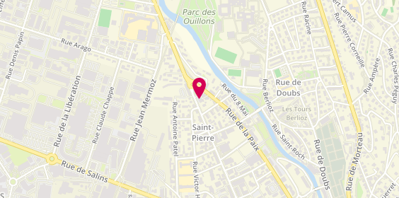 Plan de Info Réseaux Services, 66 Rue de Besançon, 25300 Pontarlier