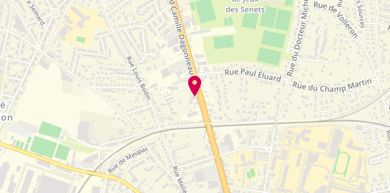 Plan de Cartouche Avenue, 13 Boulevard Camille Dagonneau, 58640 Varennes-Vauzelles