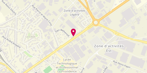 Plan de Isatis Informatique, 79 avenue du Maréchal Leclerc, 49300 Cholet