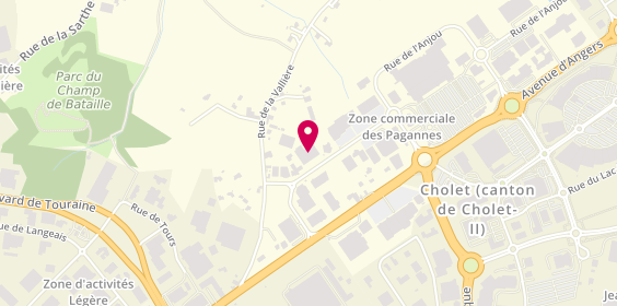 Plan de Boulanger Cholet, Centre Commercial Carrefour
24 Rue des Pagannes, 49300 Cholet