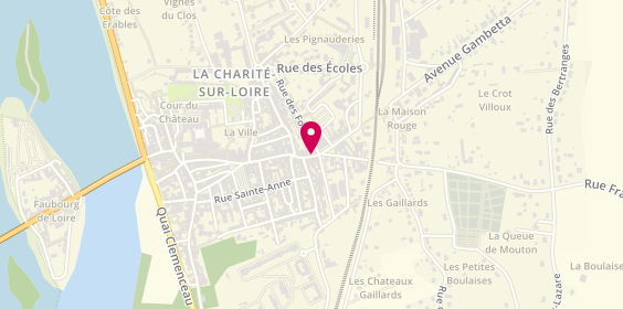 Plan de Sauve Qui Bug, 1 avenue Gambetta, 58400 La Charité-sur-Loire