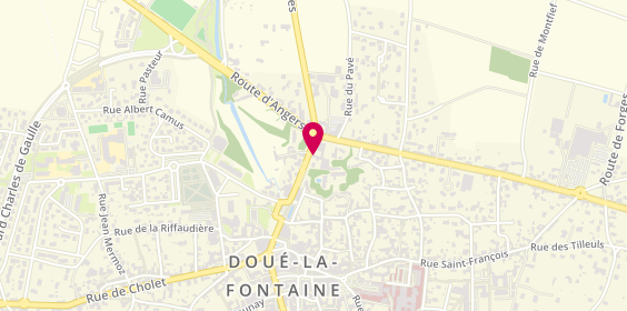 Plan de JLB Formatic-DOUE, 8 Bis Rue des Fontaines, 49700 Doué-la-Fontaine