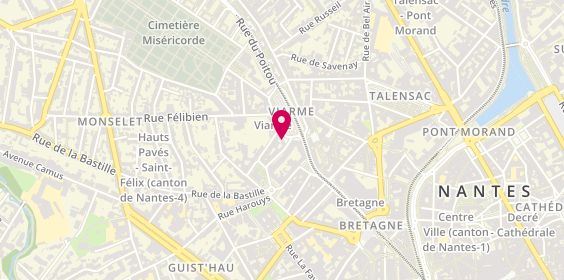 Plan de Viarme Informatique, 30 place Viarme, 44000 Nantes