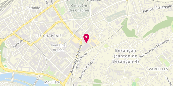 Plan de Comète Infosysteme, 6 Boulevard Diderot, Bis, 25000 Besançon