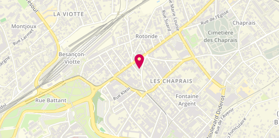Plan de RDX, 9 Rue des Chaprais, 25000 Besançon