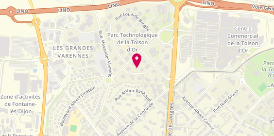 Plan de ITC Neo impex - ITC Data, 6 Rue Louis Néel, 21000 Dijon