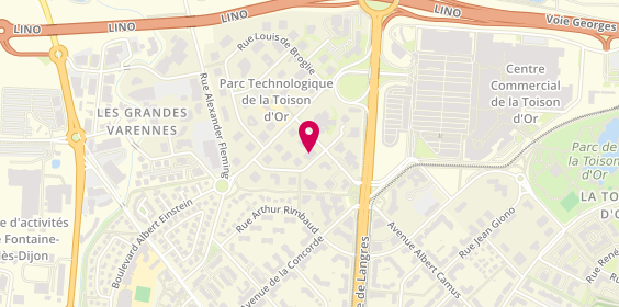 Plan de Amg Bureautique et Informatique - Rand D, 7 avenue De la Découverte, 21000 Dijon