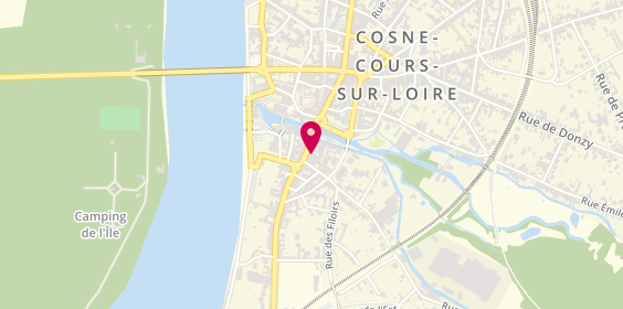 Plan de Top Config'Informatique, 13 Rue Saint-Agnan, 58200 Cosne-Cours-sur-Loire