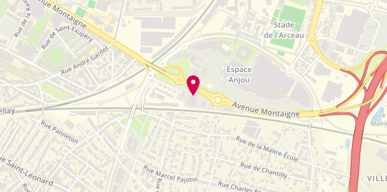 Plan de Office Depot Adh703-147, 110 avenue Montaigne, 49000 Angers