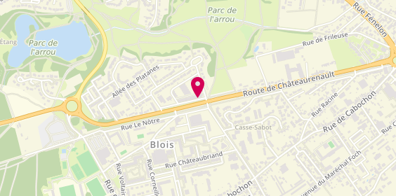 Plan de R.S.I.D, Village de l'Arrou
81 Bis Route de Châteaurenault, 41000 Blois