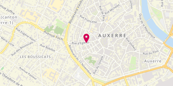Plan de Espace Affaire 2000, 7 Rue d'Égleny, 89000 Auxerre