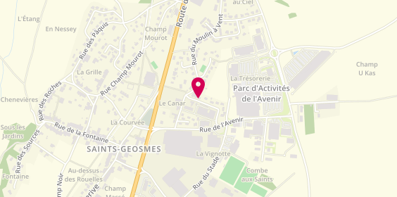 Plan de Dspinformatik, 3 Rue de la Maladière, 52200 Saints-Geosmes