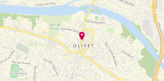 Plan de Olivet Informatique, Bât Cent Centre Commercial 217 Rue Marcel Belot, 45160 Olivet