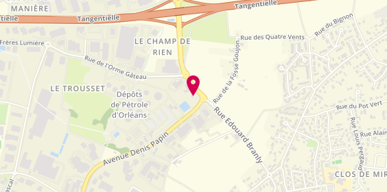 Plan de Info Services 45 By Asmi, 151 avenue Denis Papin, 45800 Saint-Jean-de-Braye