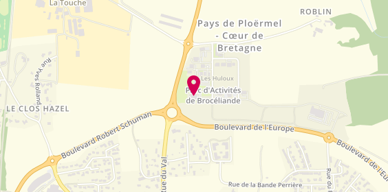 Plan de T.B.I Ploermel, parc d'Activité de Broceliande
Rue des Huloux, 56800 Ploërmel