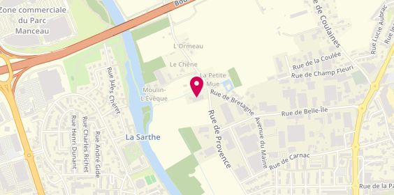 Plan de Conty Informatique | le Mans, 6 Rue de Provence, 72190 Saint-Pavace