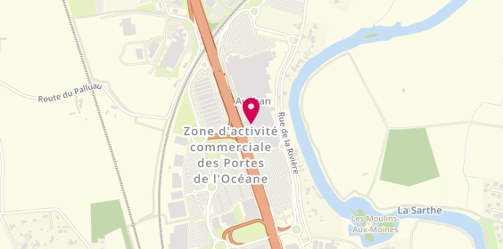 Plan de Docteur It, Centre Commercial Auchan le Mans Zone Aménagement du Moulin Aux Moines, 72650 La Chapelle-Saint-Aubin