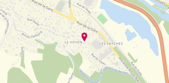 Plan de Alex RVI 88550, 150 A Rue Voyen, 88550 Pouxeux