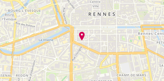 Plan de VNG Informatique, 52 Rue Poullain Duparc, 35000 Rennes