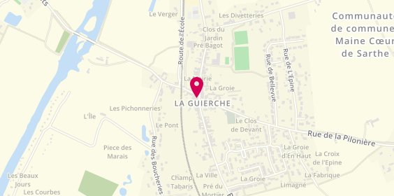 Plan de TechCity, 3 Rue du Mans, 72380 La Guierche