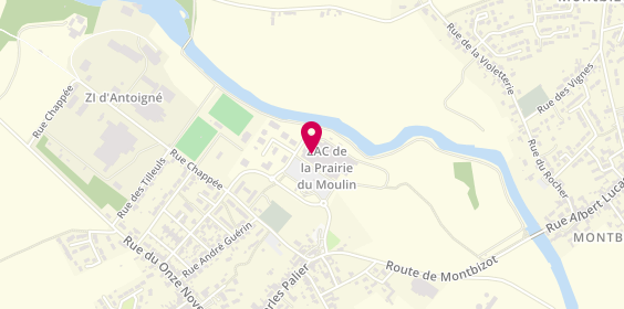 Plan de Fred Informatique, Zone Aménagement de la Prairie des Moulins, 72380 Sainte-Jamme-sur-Sarthe