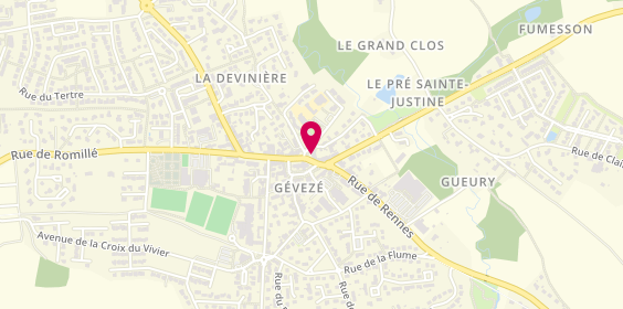 Plan de Assist Infone, 5 Rue de Rennes, 35850 Gévezé
