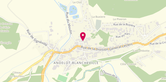 Plan de AP2i, 10 place Cantarel, 52700 Andelot-Blancheville