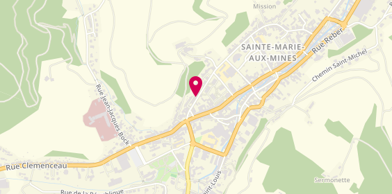 Plan de Zapa-Informatique, 3 Rue du Dr Muhlenbeck, 68160 Sainte-Marie-aux-Mines