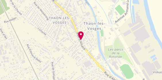 Plan de Espace Aci, 82 Rue d'Alsace, 88150 Thaon-les-Vosges