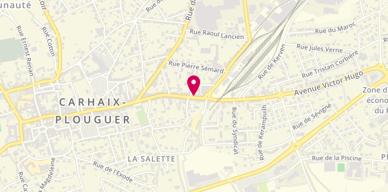 Plan de Link Multimédia, 47 avenue du Général de Gaulle, 29270 Carhaix-Plouguer