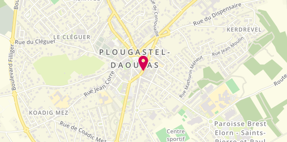 Plan de Declic Informatique, 8 Rue de la Poste, 29470 Plougastel-Daoulas